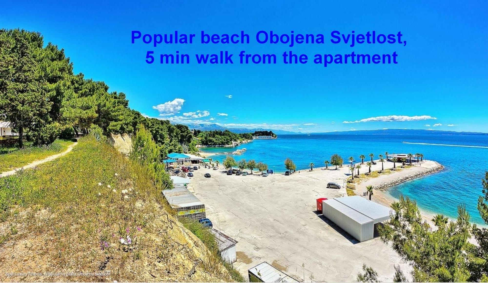 Beachfront Apartment Drazen, With Garden And Parking Split Extérieur photo